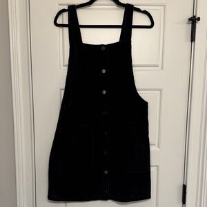 NWOT She + Sky Black Corduroy Dress